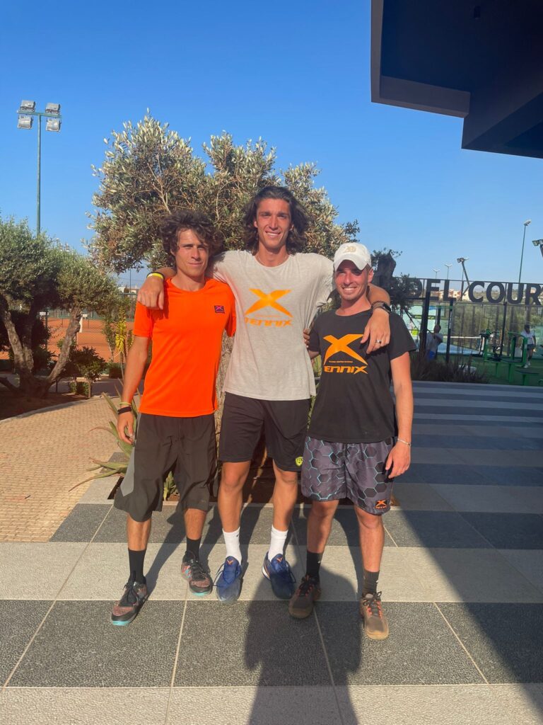 Nicola Simoni, Simone Vaccari ed il tecnico Lorenzo Baldini