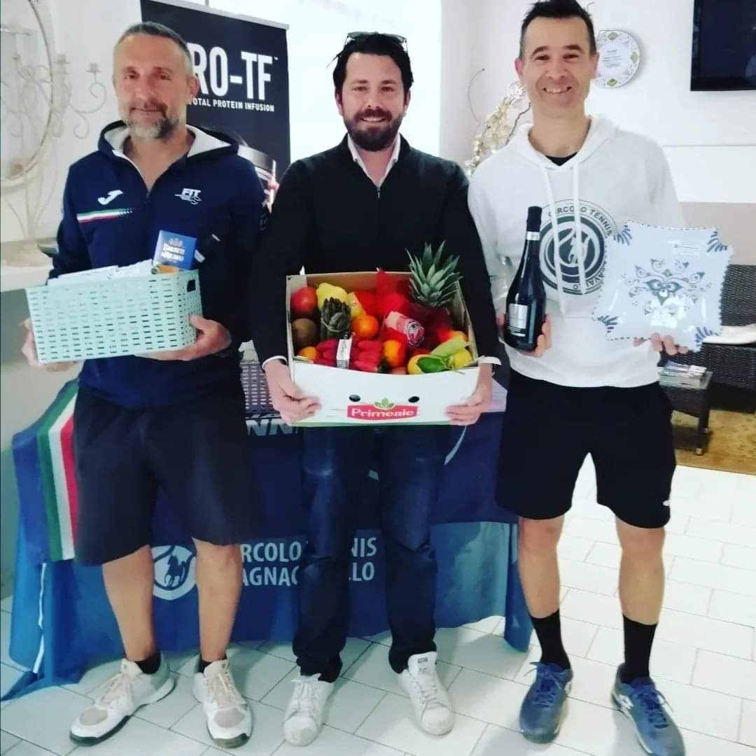 Torneo Veterani Ct Bagnacavallo: sul gradino più alto del podio Alex Fabbri, Alessandro Gaiani ed Arianna Baldisserri