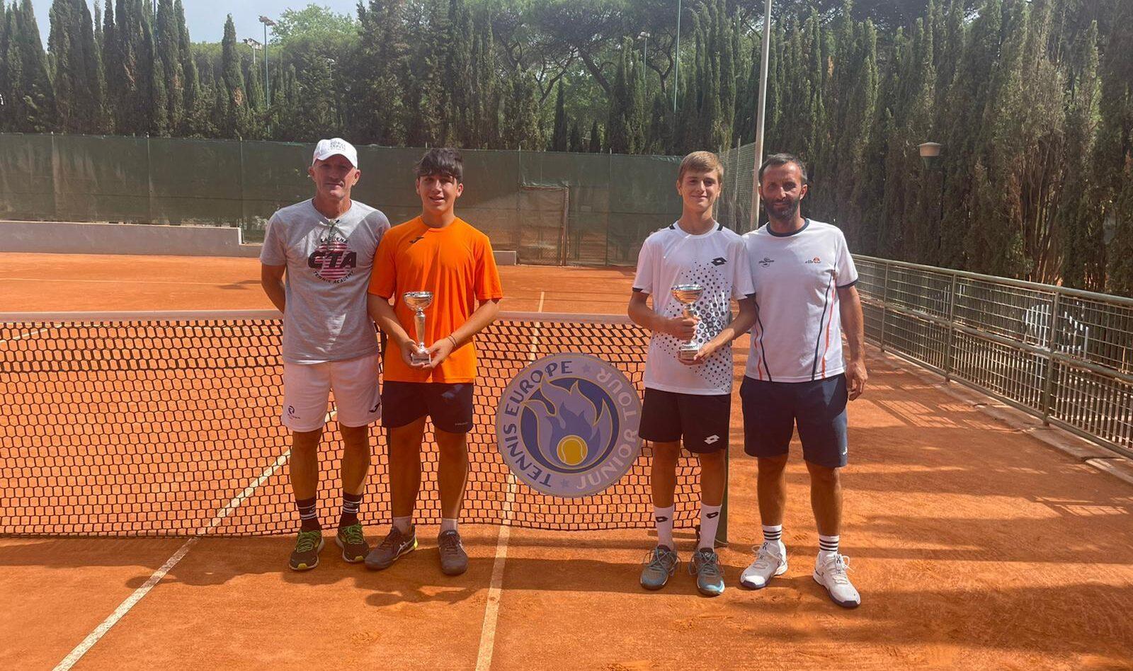 Villa Carpena on fire: Angelini in finale a Banja Luka, “semi” di Pretolani a Rovereto, Guidi vince il doppio nel Tennis Europe di Roma