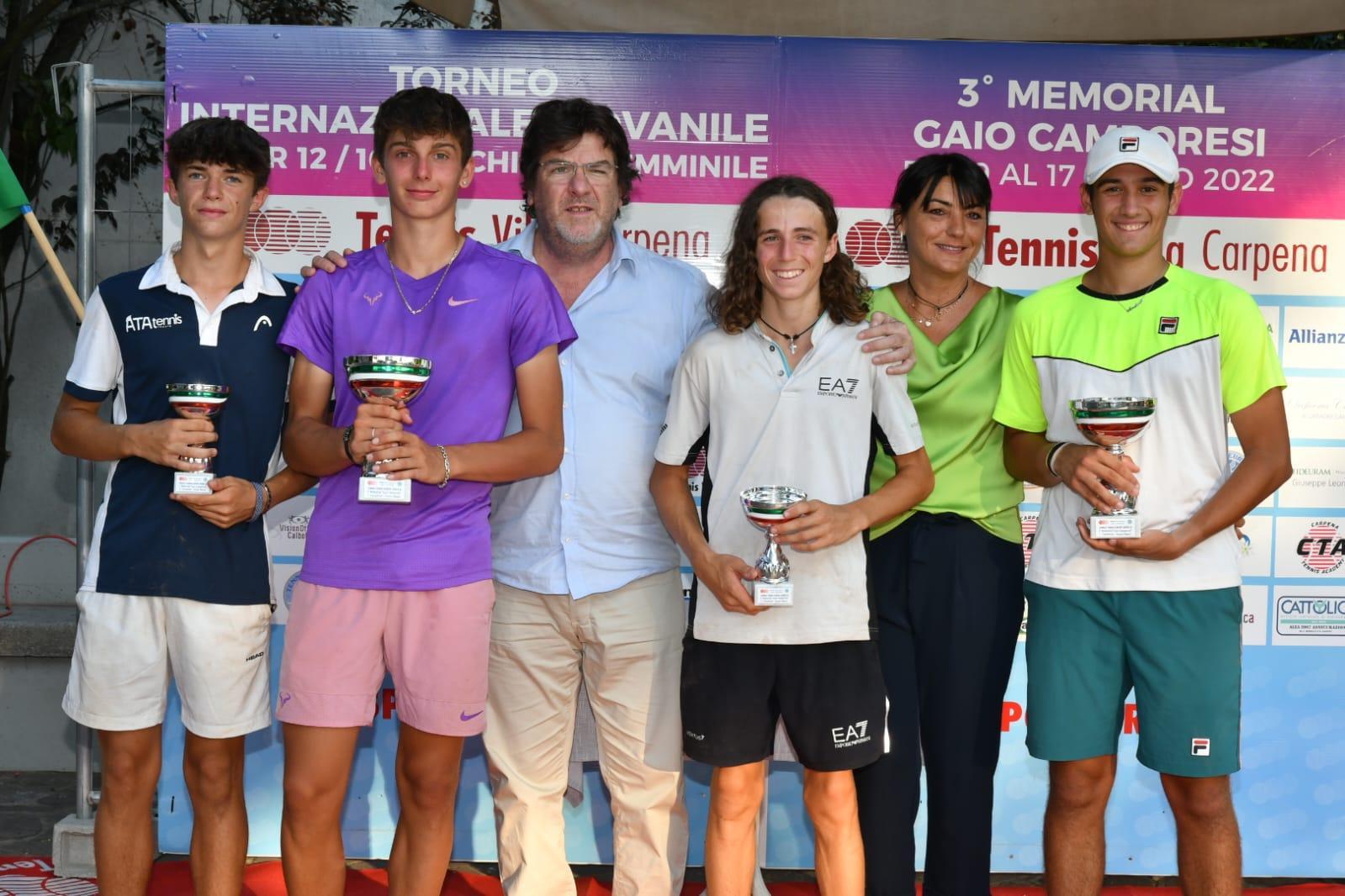 Tennis Europe “Gaio Camporesi” al Villa Carpena: a Baragiola Mordini-Zanini il doppio Under 16 maschile