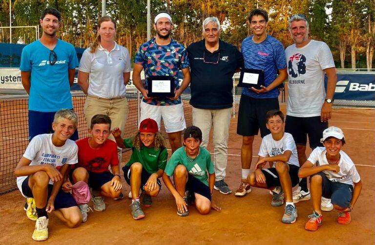 premiazione Open maschile Galimberti Tennis Academy