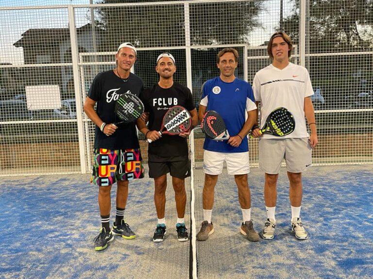 Alberto Brighi (Fantini Club) con altri partecipanti alla Coppa dei Bagni