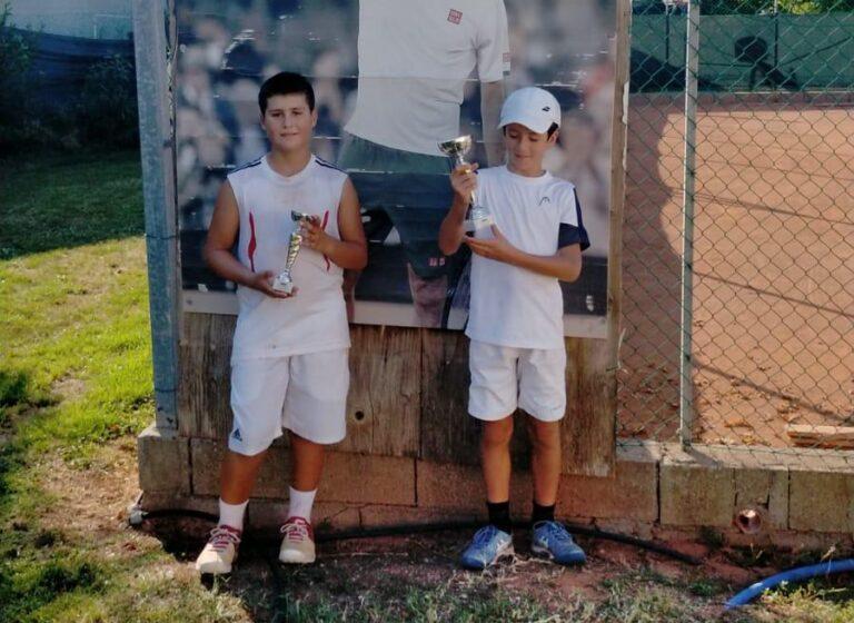 I finalisti dell'Under 10 al Ct Up Tennis