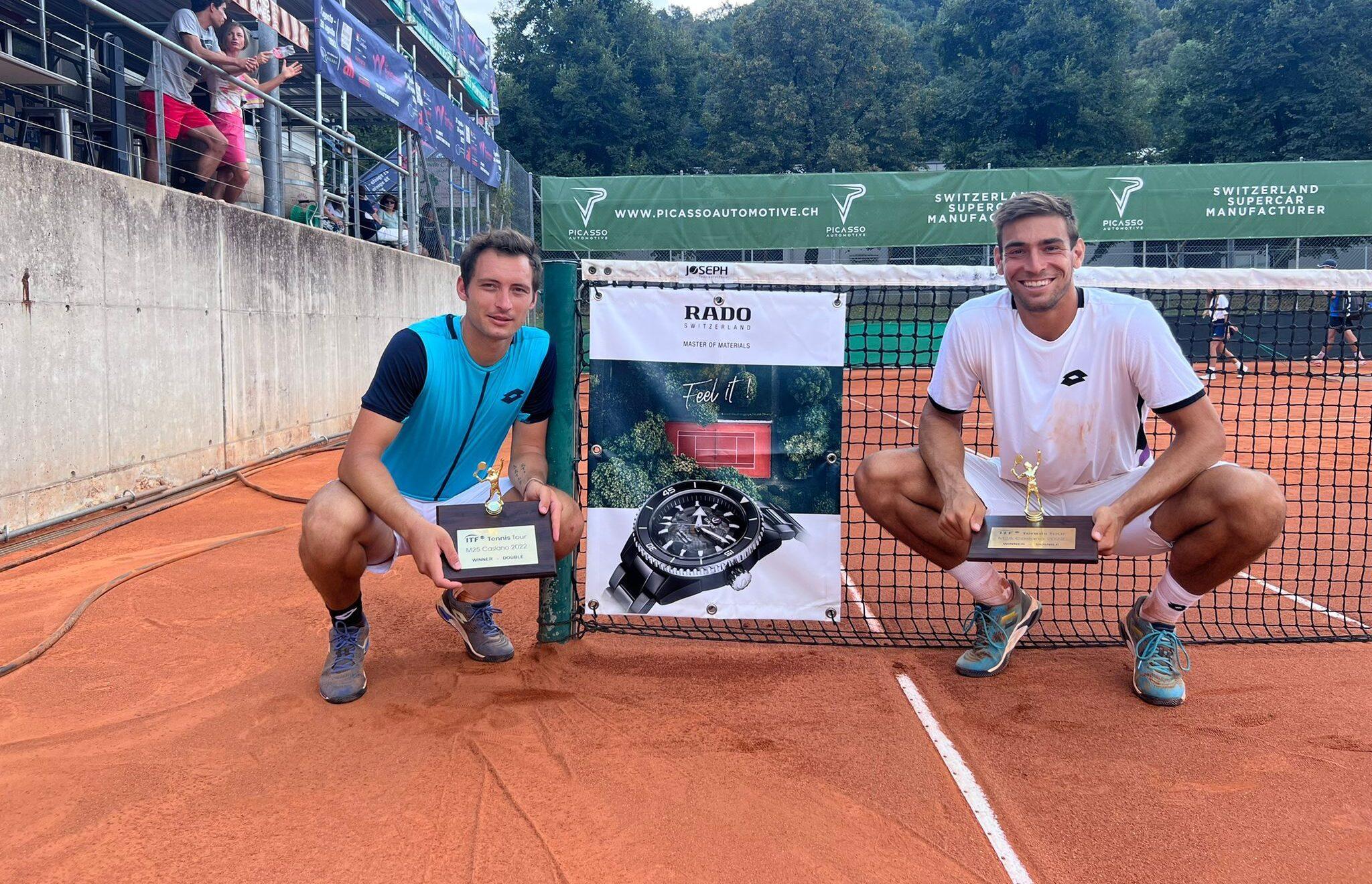 Itf Tour: Dalla Valle-Ocleppo vincono il doppio a Caslano, Bondioli-Romano cedono in finale a Lesa