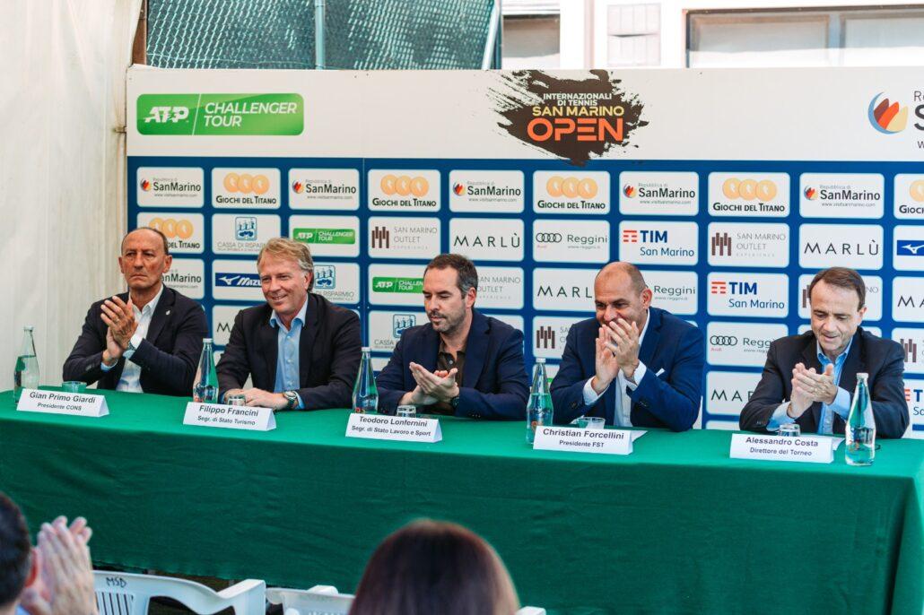 conferenza stampa presentazione San Marino Open