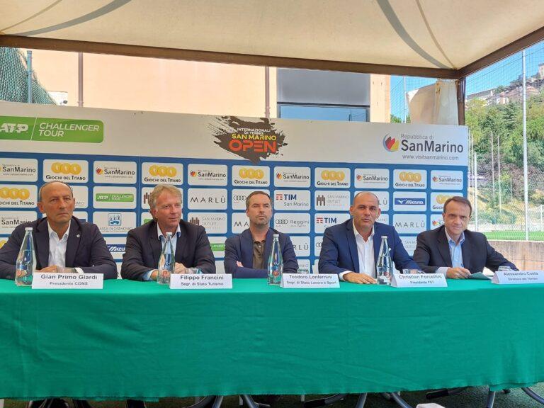 conferenza stampa presentazione San Marino Open