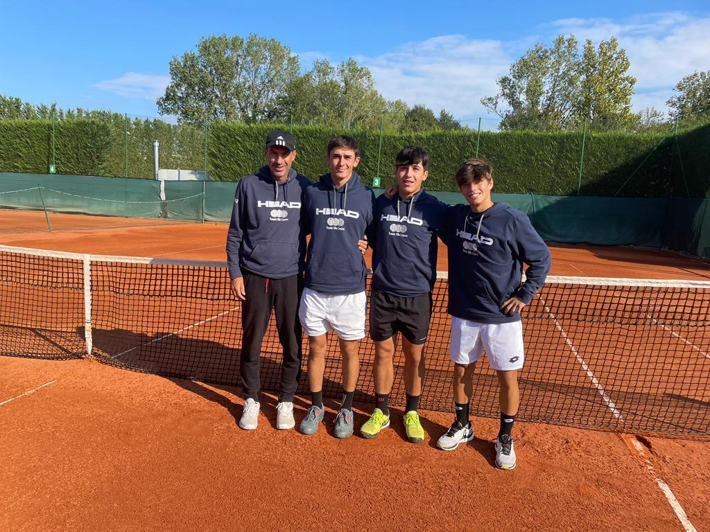 La squadra Under 16 del Tennis Villa Carpena
