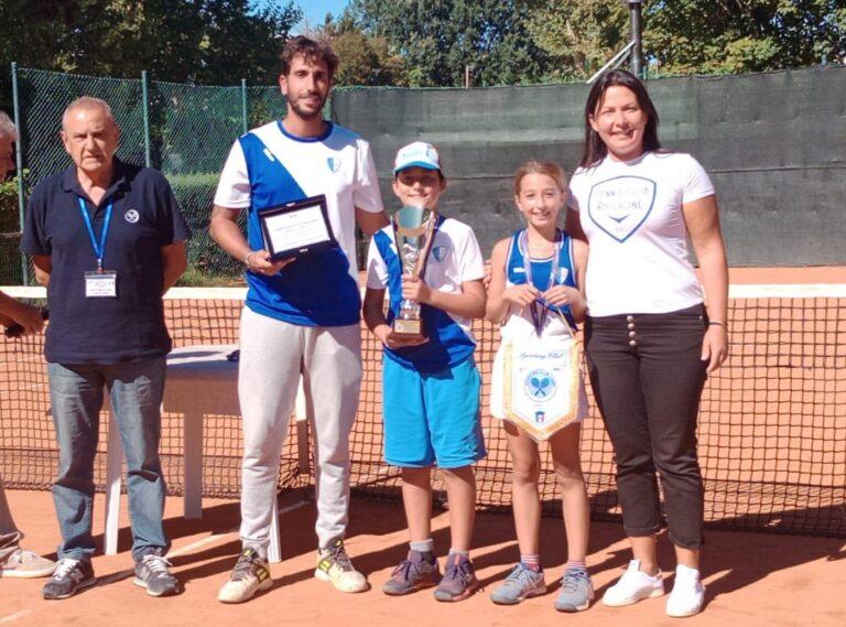 La squadra under 10 mista del Tc Riccione a Carpi