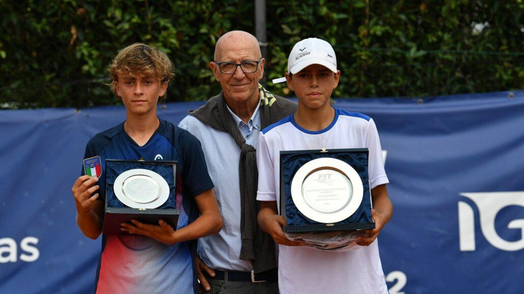 Campionati Italiani Under 13: la premiazione di Francesco Filippo Garbero e Carlo Paci