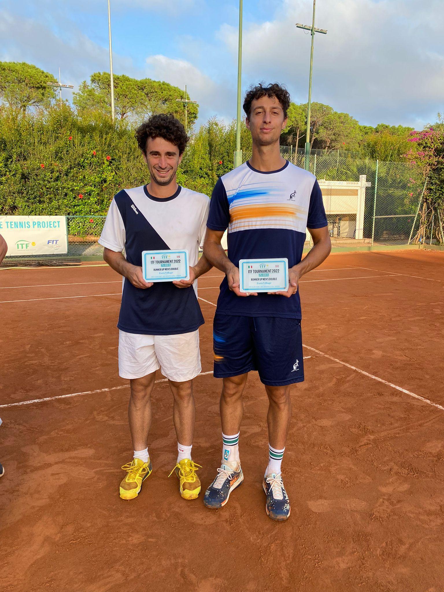 Francesco Forti e Manuel Mazza si fermano in finale in doppio nel torneo Itf di Santa Margherita di Pula