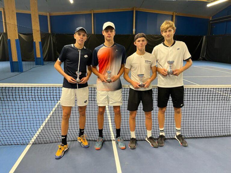 Carlo Alberto Caniato con l’austriaco Nico Hipfl e gli svedesi Tom Noltorp e Albert Widell