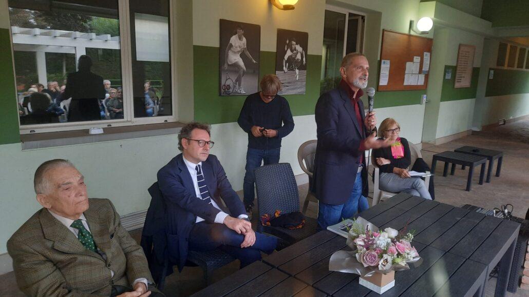 Claudio Casadio, sindaco di Faenza dal 1999 al 2010, all'evento dedicato a Pirì Crementi