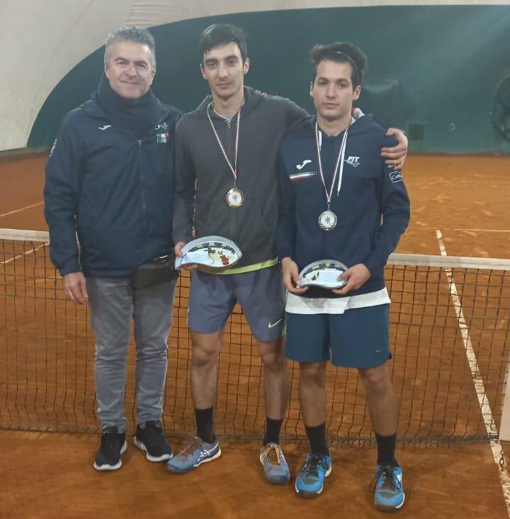 La premiazione del torneo maschile al Ct Cacciari