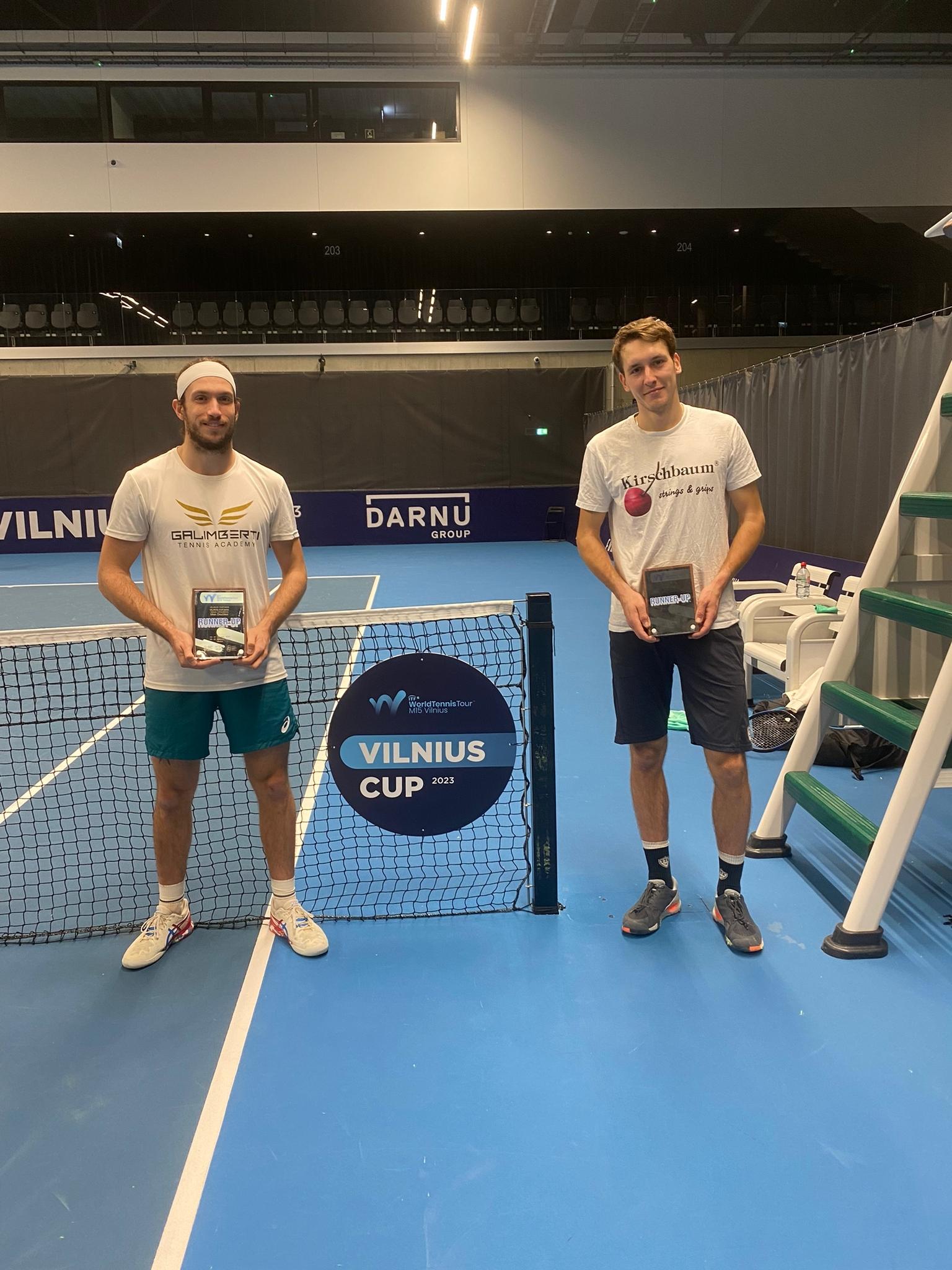 Federico Bertuccioli sconfitto in finale in doppio nell’Itf di Vilnius-Alessandra Mazzola si ferma nei quarti ad Antalya