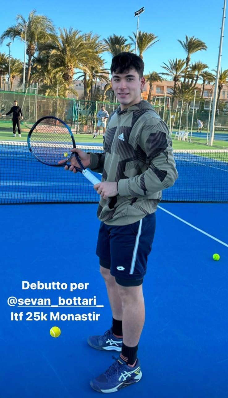 Sevan Bottari esordio ITF a Monastir