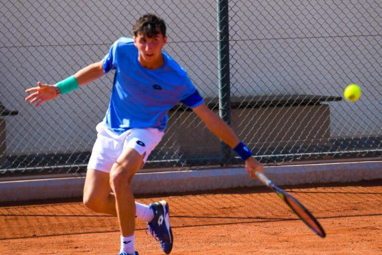 Federico Bondioli in azione al Cairo Junior Tour