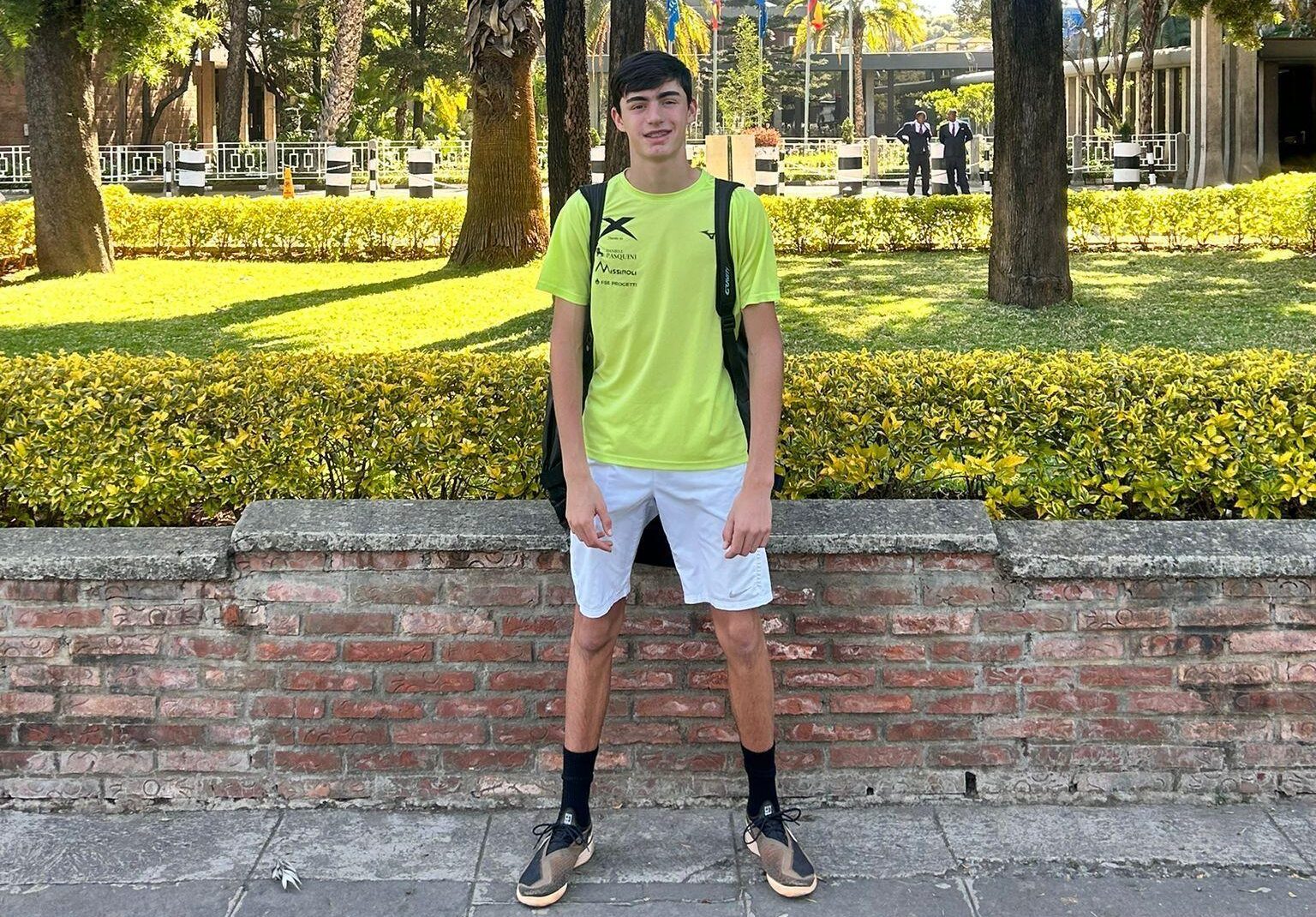 Per Fabio Leonardi esordio da leone nell’Itf Junior di Addis Abeba