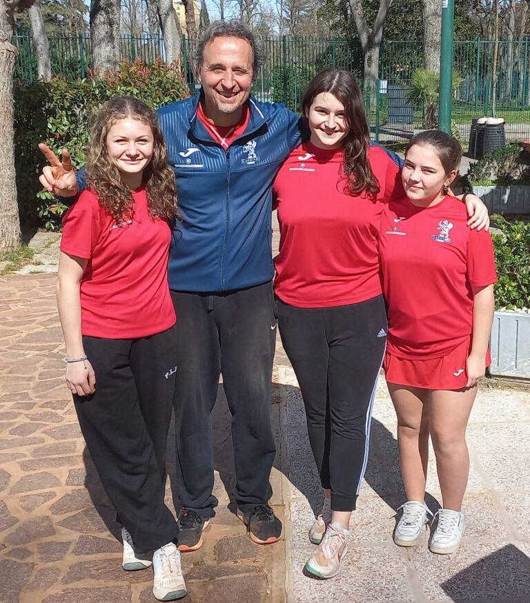 La formazione del Ct Cacciari nel campionato Under 16 femminile