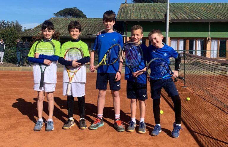 Gli under 12 della Scuola Federale Tennis di San Marino