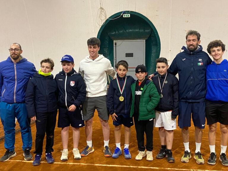 I giovani della Scuola Federale Tennis San Marino protagonisti a Pietracuta