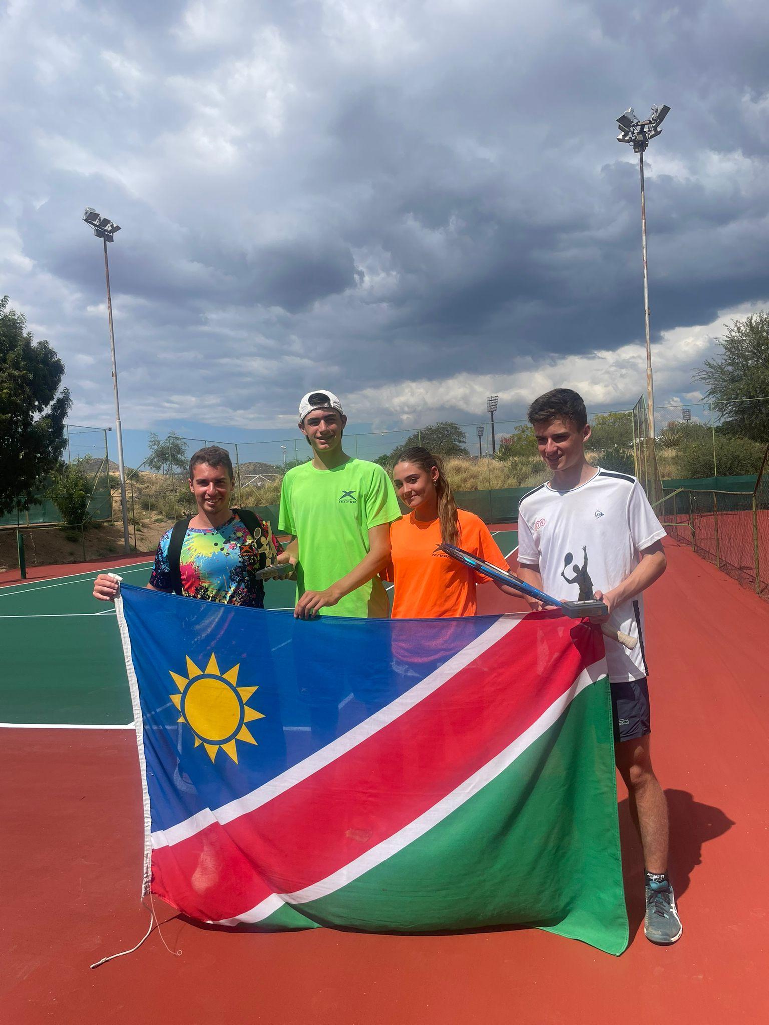 Fabio Leonardi rompe il ghiaccio, con l’austriaco Costantin Neubauer vince il titolo di doppio nell’Itf Junior di Windhoek
