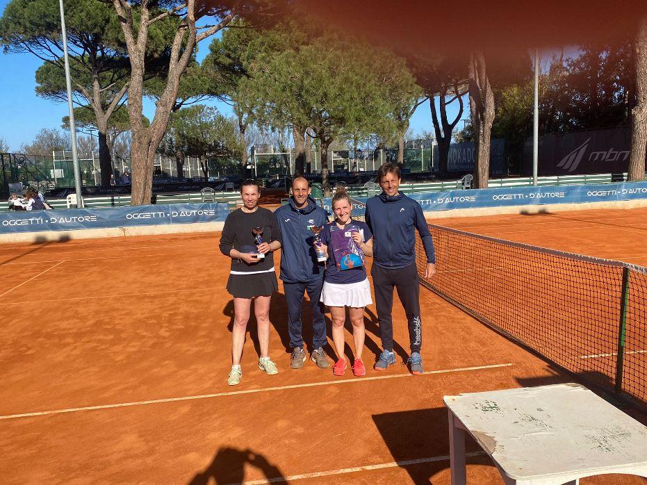 La premiazione del singolare femminile al Mi.Ma