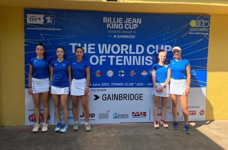 La nazionale sammarinese di Billie Jean King Cup con la tecnica Alice Balducci