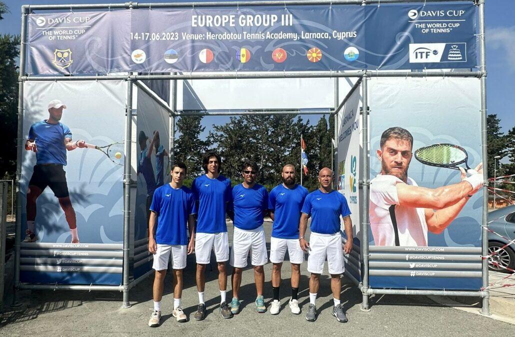 La squadra sammarinese di Coppa Davis a Cipro