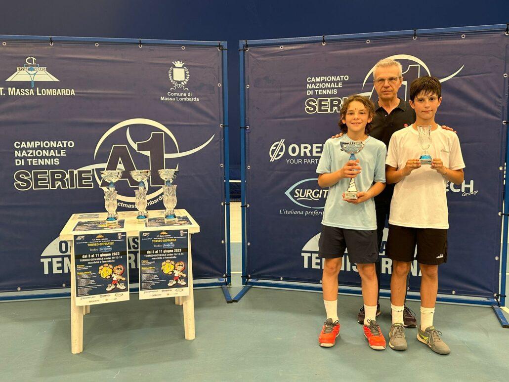 Trofeo Fiordiprimi al Ct Massa Lombarda: premiazione Under 12 maschile