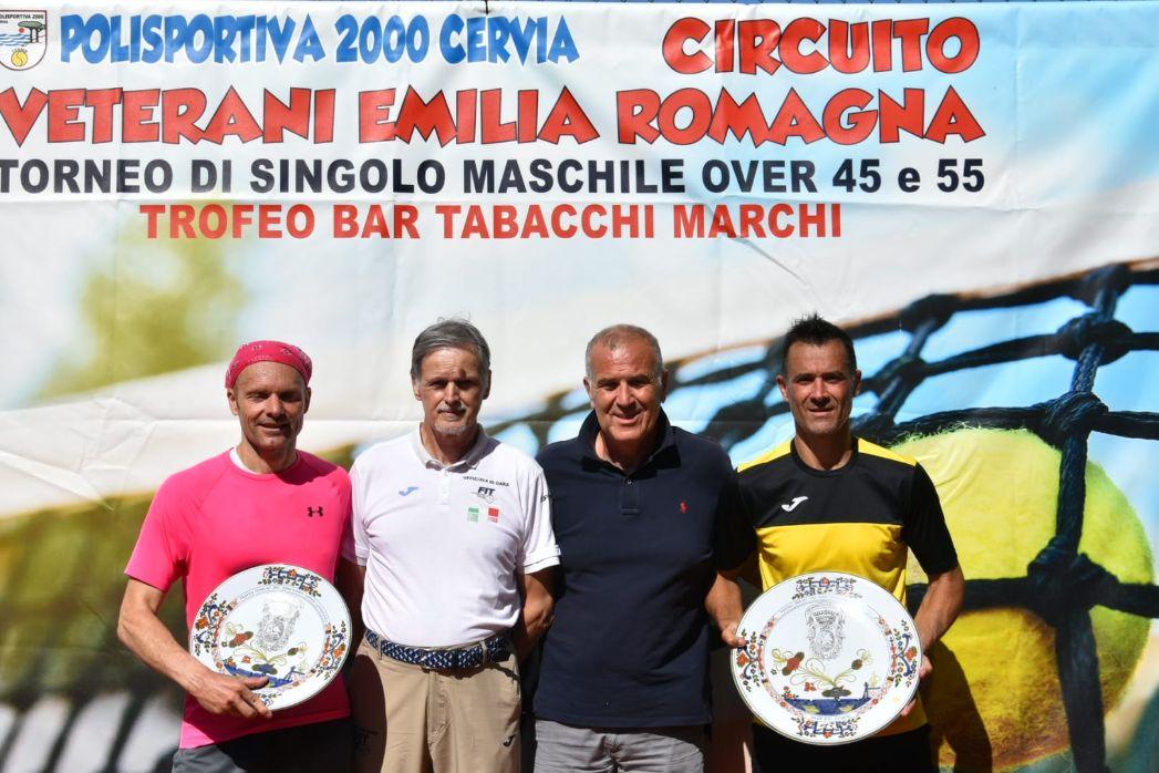Trofeo “Bar Tabacchi Marchi” alla Polisportiva 2000 Cervia: successi di Alex Fabbri, Paolo Passerini e Marino Masi