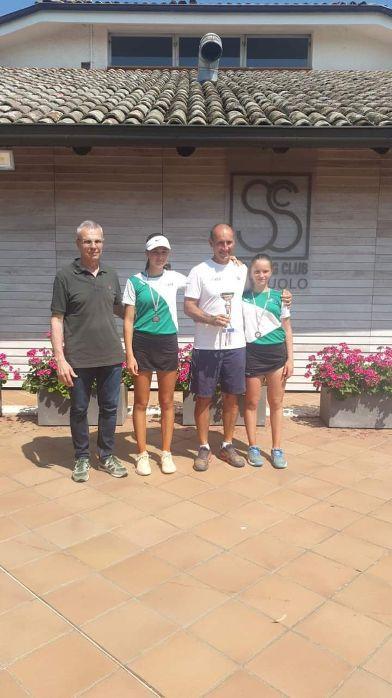 La squadra under 14 femminile del Ct Massa Lombarda a Sassuolo
