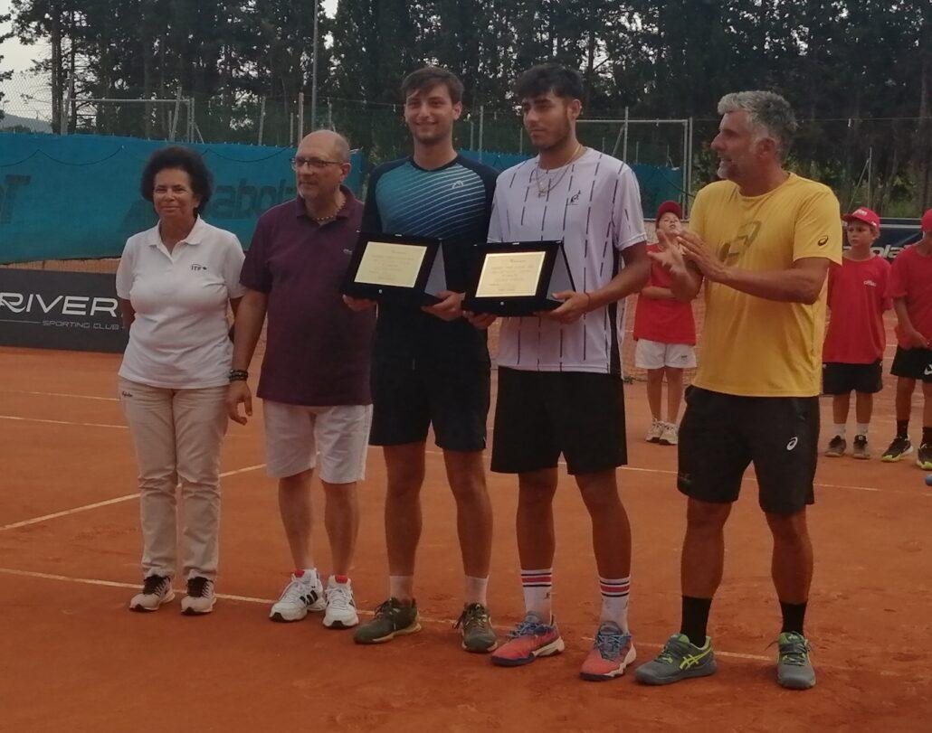 Gabriele Piraino e Filippo Romano, vincitori del doppio