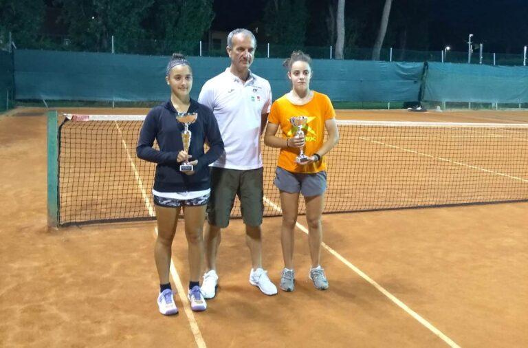 Le protagoniste della finale del torneo femminile di terza categoria a Misano