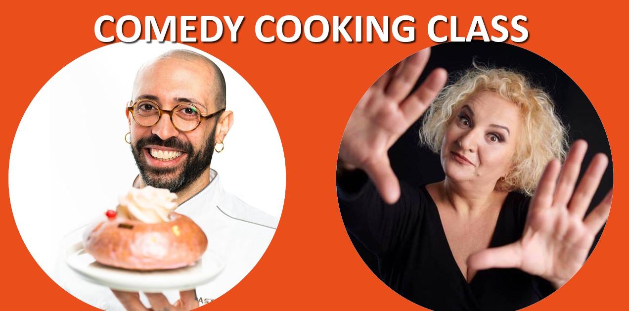 Al Tennis Club Faenza il 25 luglio l’alta pasticceria di Sebastiano Caridi incontra la comicità di Maria Pia Timo