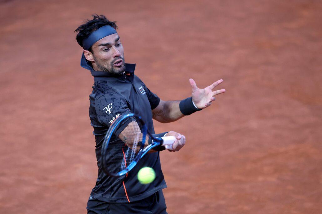 Fabio Fognini colpisce di diritto