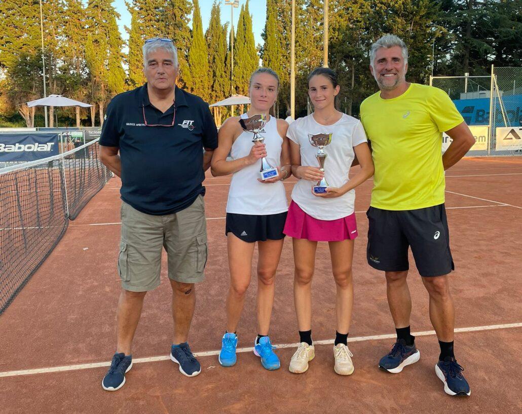 premiazione del singolare femminile del Galimberti Tennis Academy Open