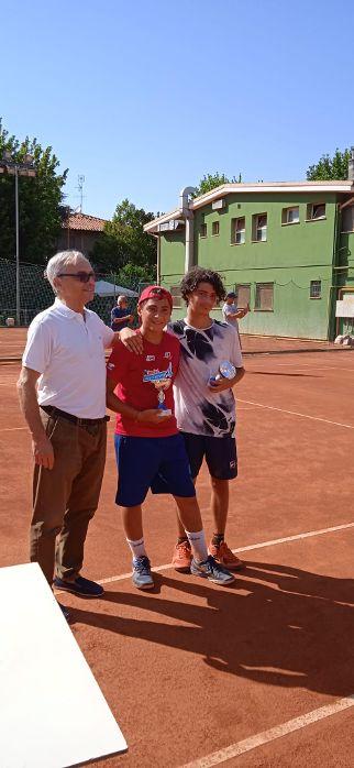 La premazione dell'Under 14 maschile al Ct Cesena