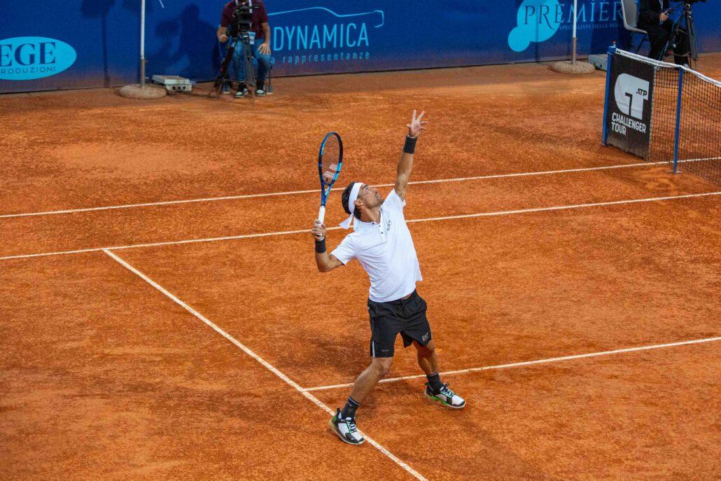 Fabio Fognini per la prima volta in campo a San Marino