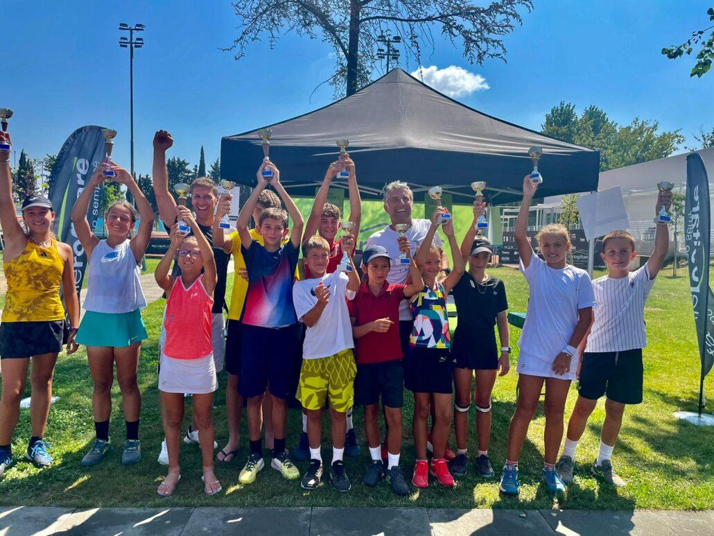 Il gruppo dei finalisti della "Galimberti Junior Cup Facile Rogitare"