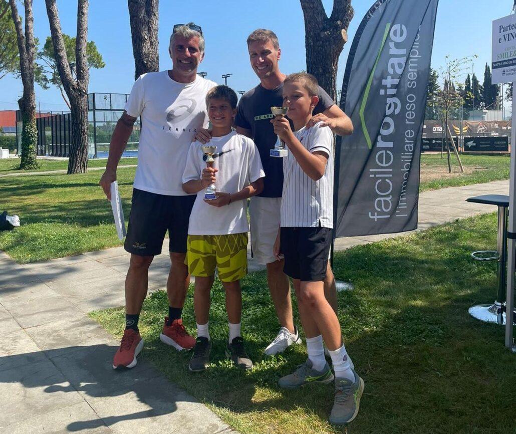 premiazione della categoria under 10 maschile vinta da Pietro Galimberti