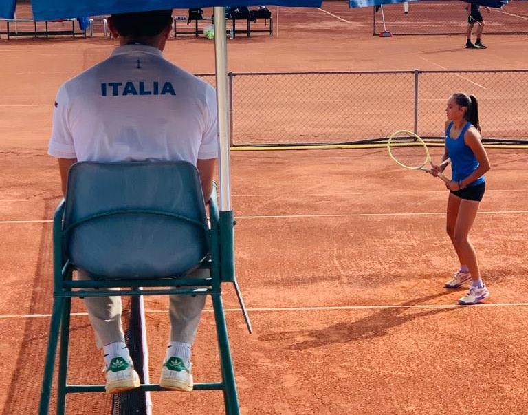 Crystal Aratari in azione ai Tricolori under 13