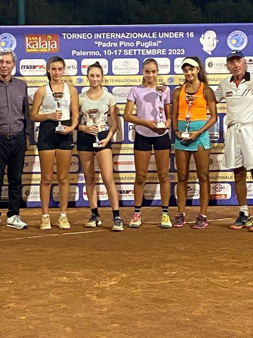 La premiazione del doppio a Palermo