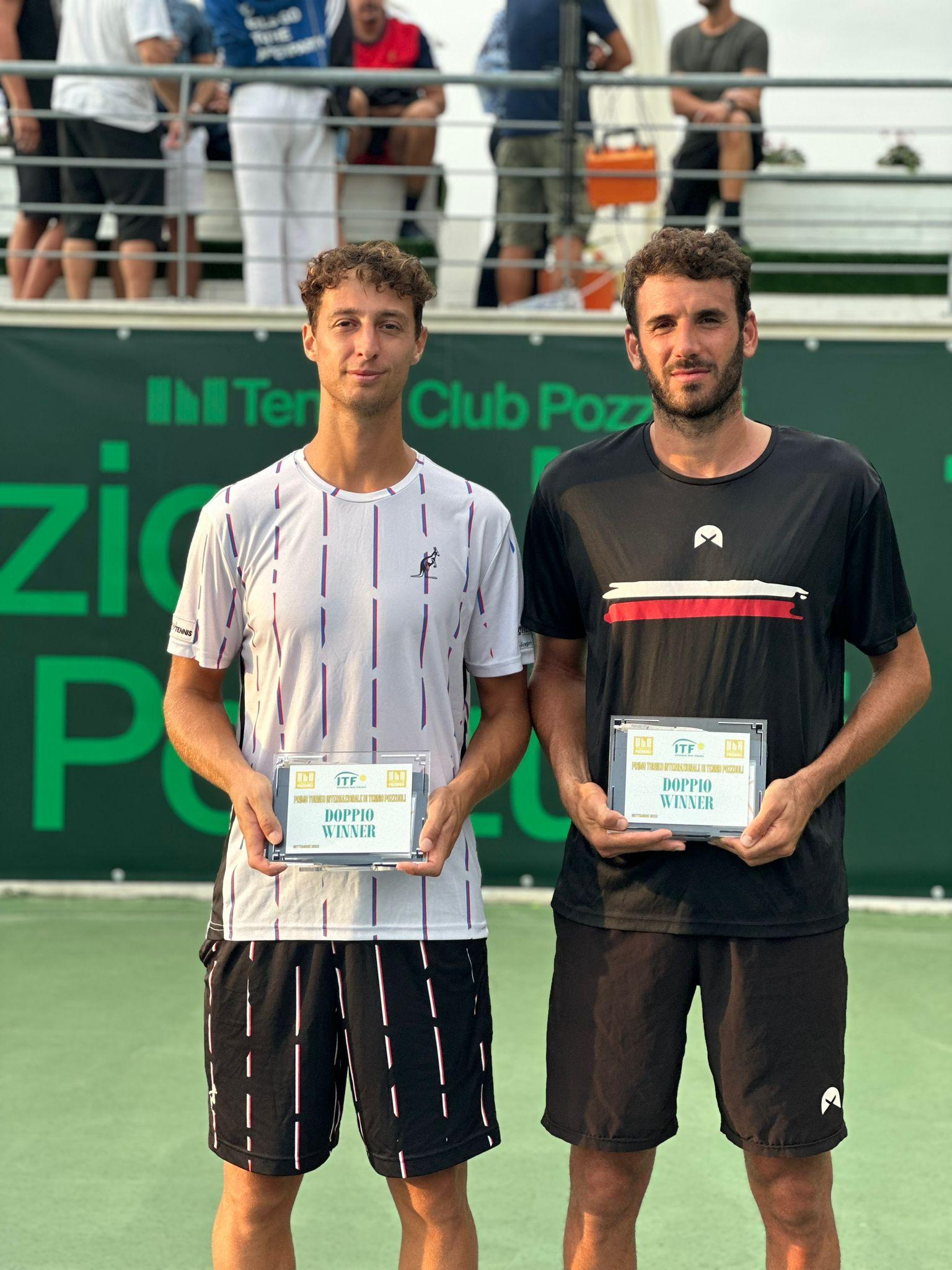 Francesco Forti nei quarti in doppio nel Challenger Atp 125 di Perugia con Giorgio Ricca, battuti Cecchinato-Travaglia