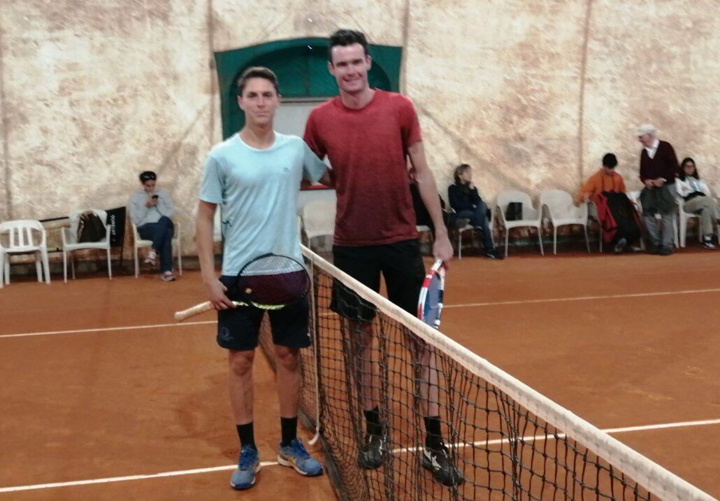 Rodeo Open di Autunno a Russi: Luca Bartoli e Jack Chapman prima del match dei quarti di finale