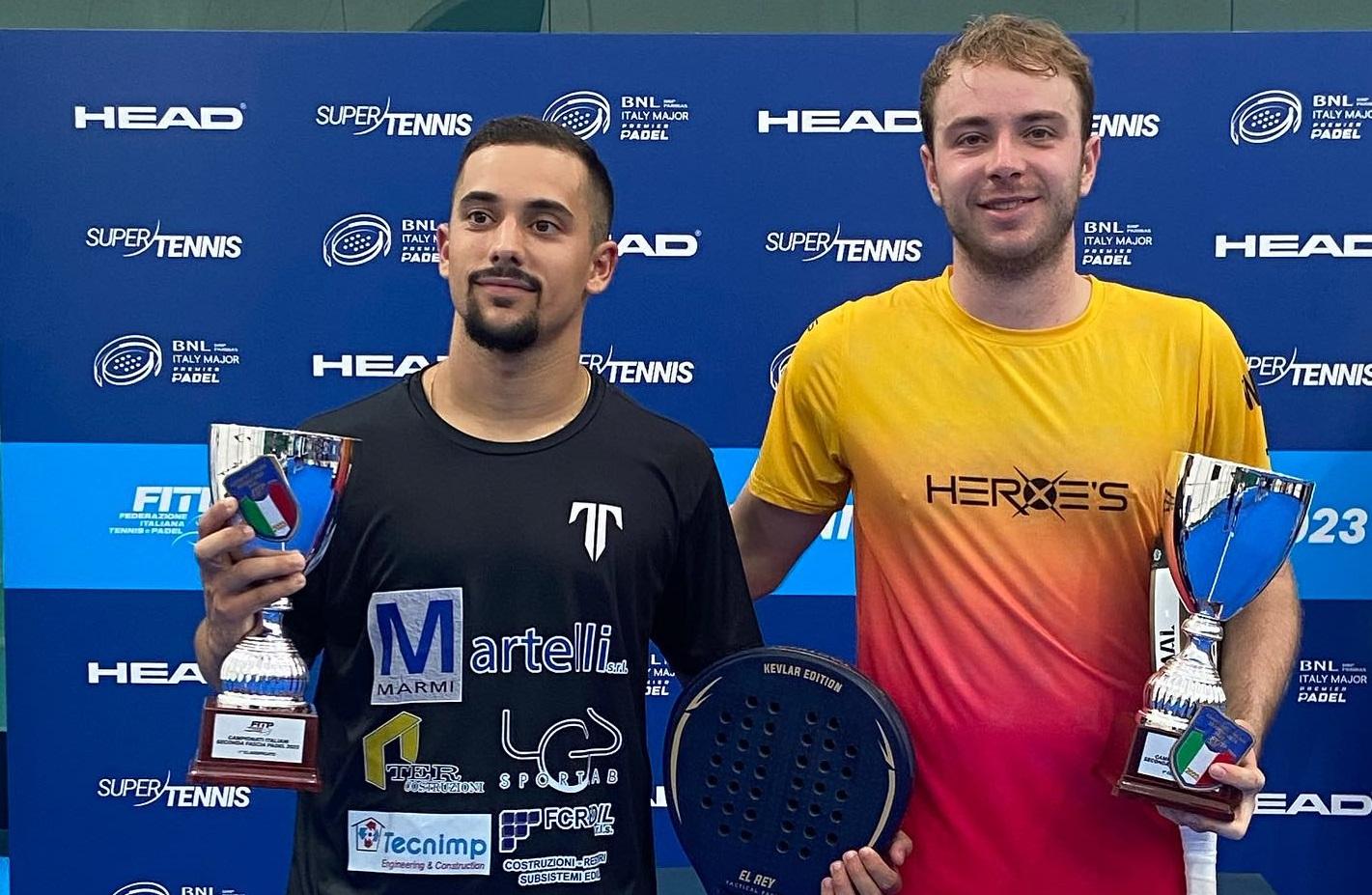 Padel: Cicognani-Cervellati e Dal Pozzo-Varazi campioni italiani di 2ª categoria