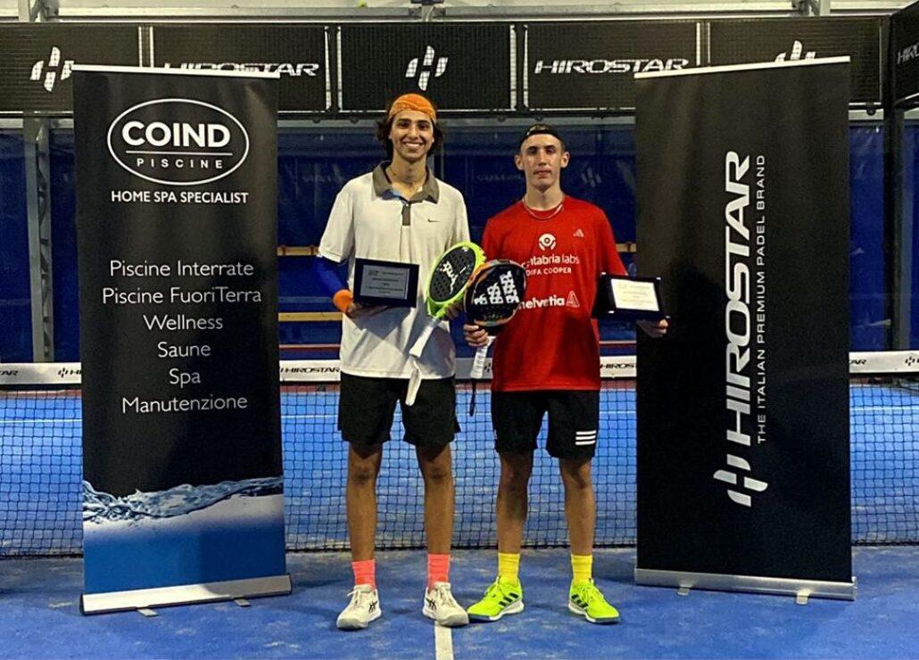 Edoardo Berardi e Noa Bonnefoy, secondi classificati al torneo San Siro Hirostar 1500 Open