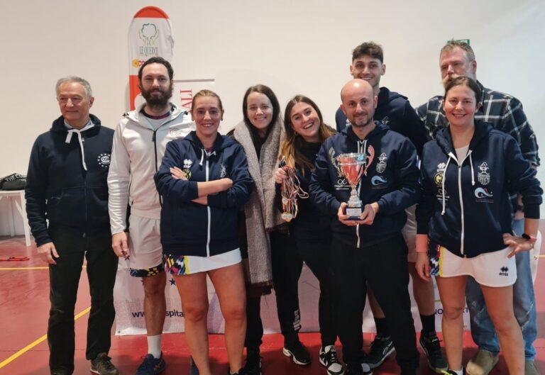 La squadra del Russi Sporting Club seconda classificata in Coppa Emilia Romagna Msp di padel