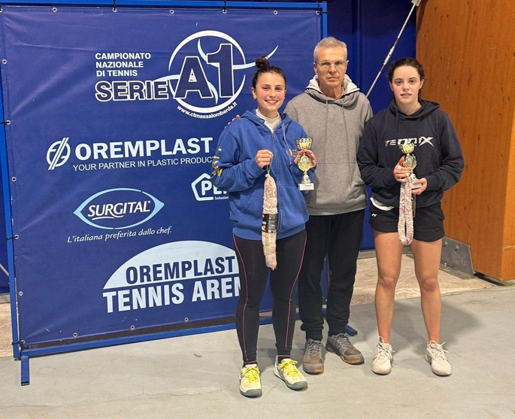 La premiazione del Rodeo di terza categoria femminile del Circolo Tennis Massa Lombarda