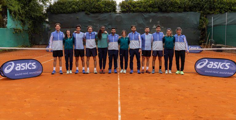Alcuni dei nuovi coach dell'Asics Tennis Academy