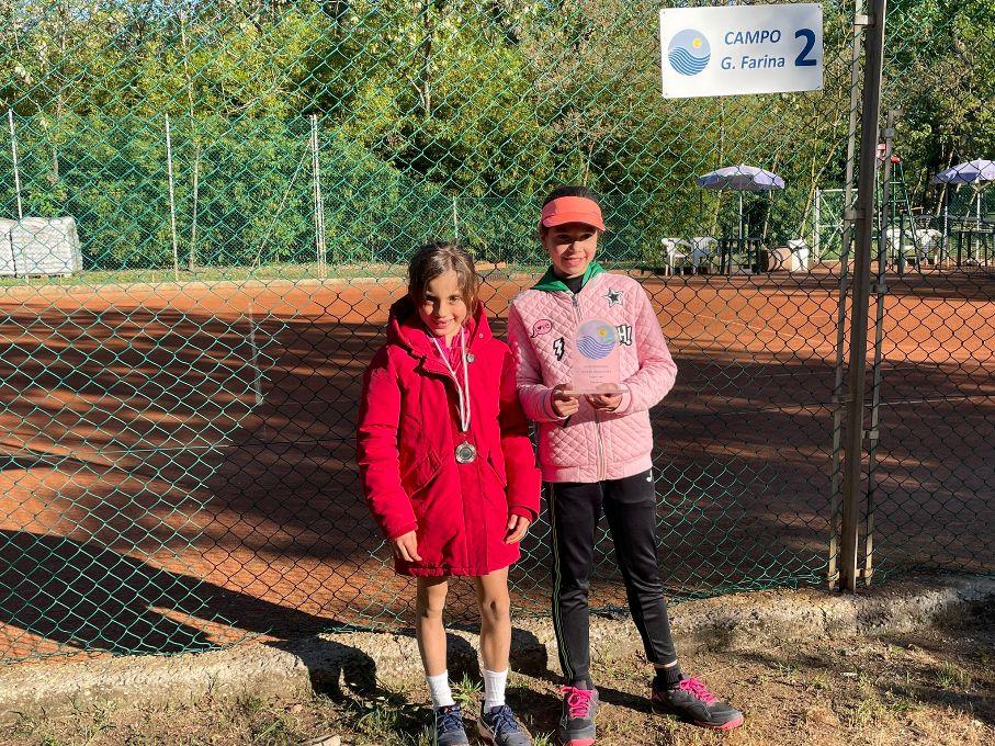 Nei tabelloni Under 10 del torneo giovanile del Maretennis doppietta Ct Cesena: vincono Alessia Barducci e Pietro Allegra